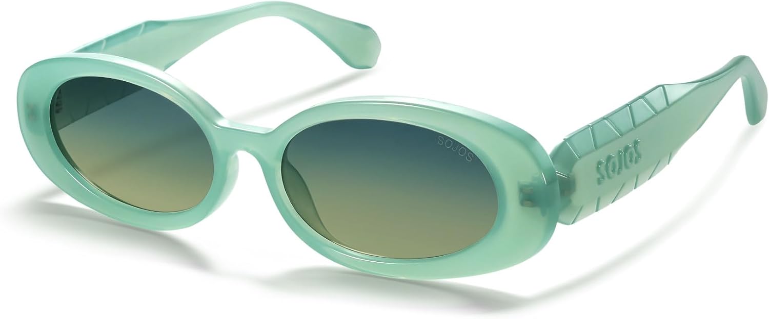 Солнцезащитные очки SOJOS Ocean Collection Retro Oval Polarized для женщин и мужчин, винтажная оправа из переработанного пластика, экологичные, для защиты от солнца, Green/Blue-green Gradient
Солнцезащитные очки SOJOS Ocean Collection Retro Oval Polarized для женщин и мужчин, винтажная оправа из переработанного пластика, экологичные, для защиты от солнца, Green/Blue-green Gradient