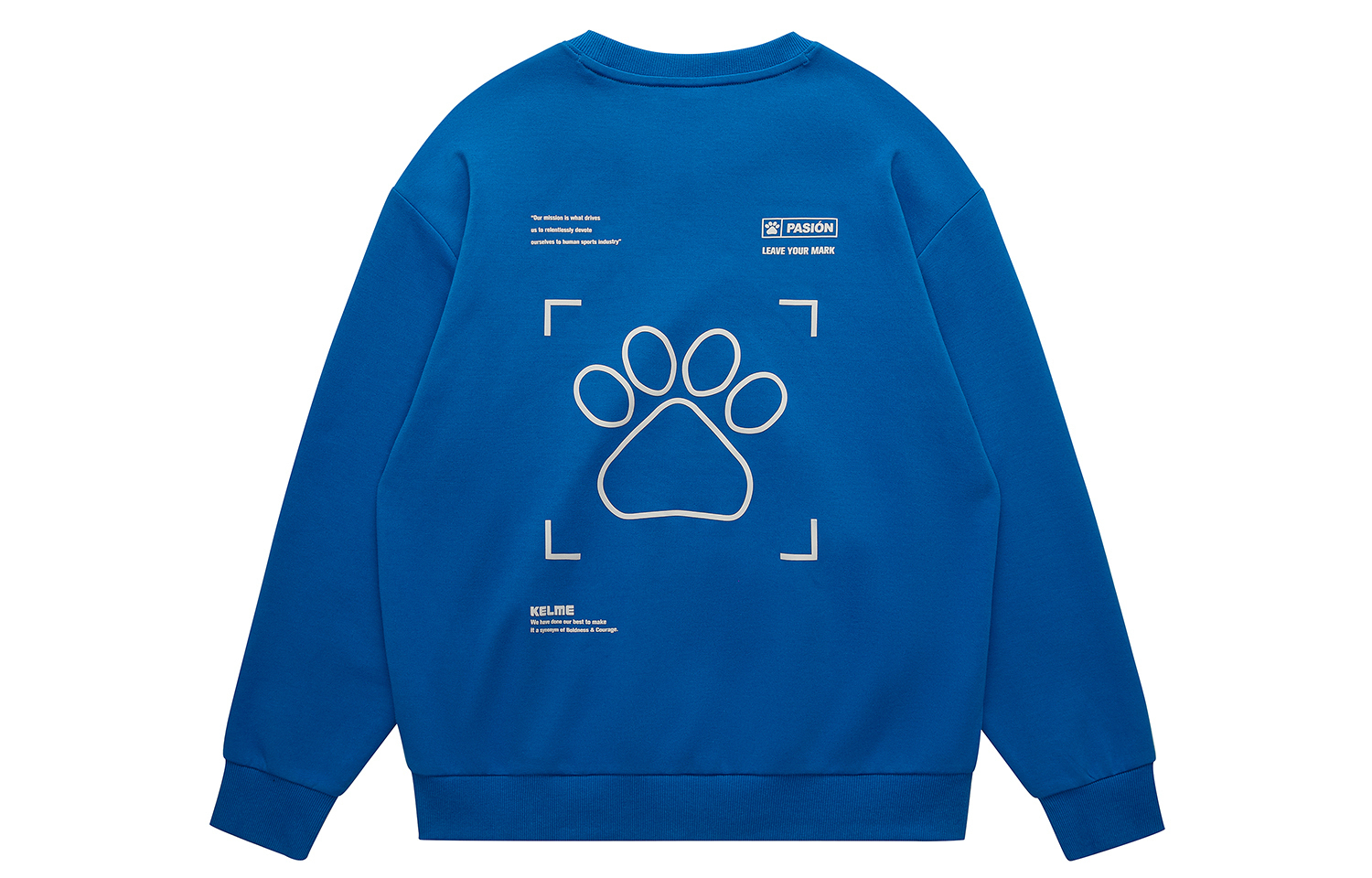 Унисекс свитшот KELME, ярко-синий
Унисекс свитшот KELME, ярко-синий