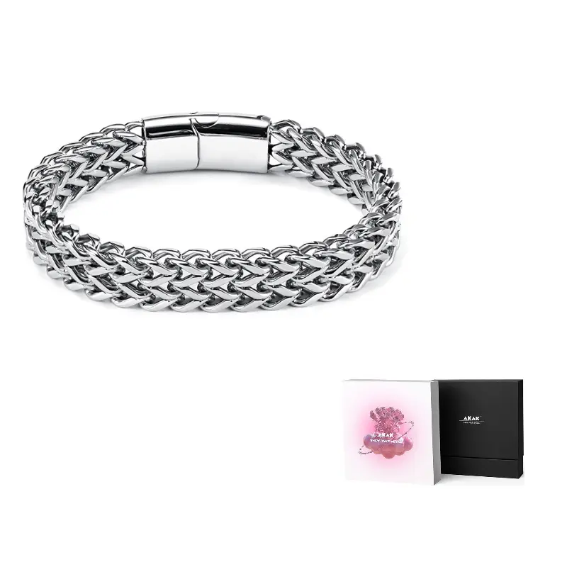 AKAK Титановый браслет Unisex Silver
AKAK Титановый браслет Unisex Silver