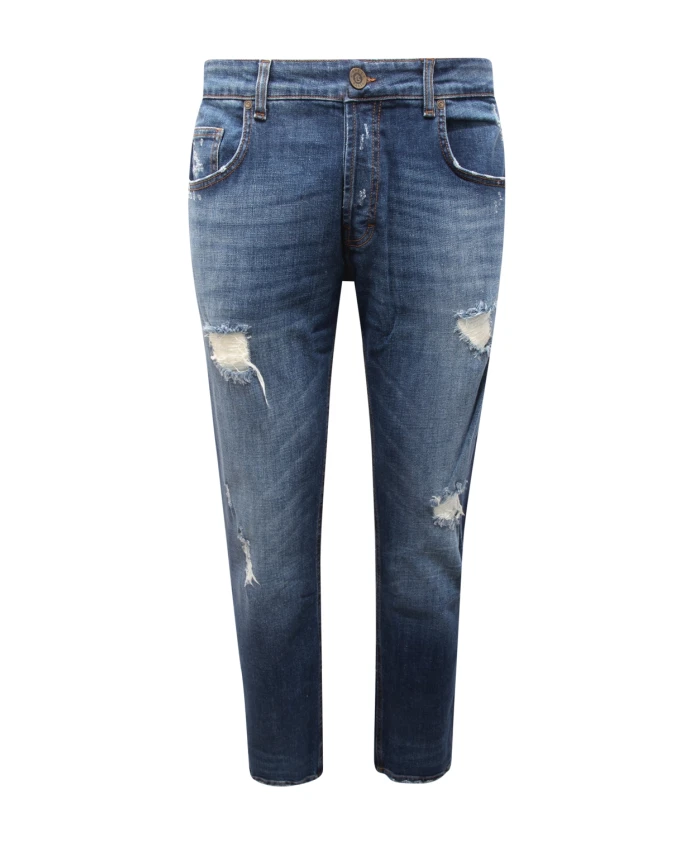 Узкие джинсовые брюки с рваными элементами. Gaã«Lle Paris, синий
Узкие джинсовые брюки с рваными элементами. Gaã«Lle Paris, синий