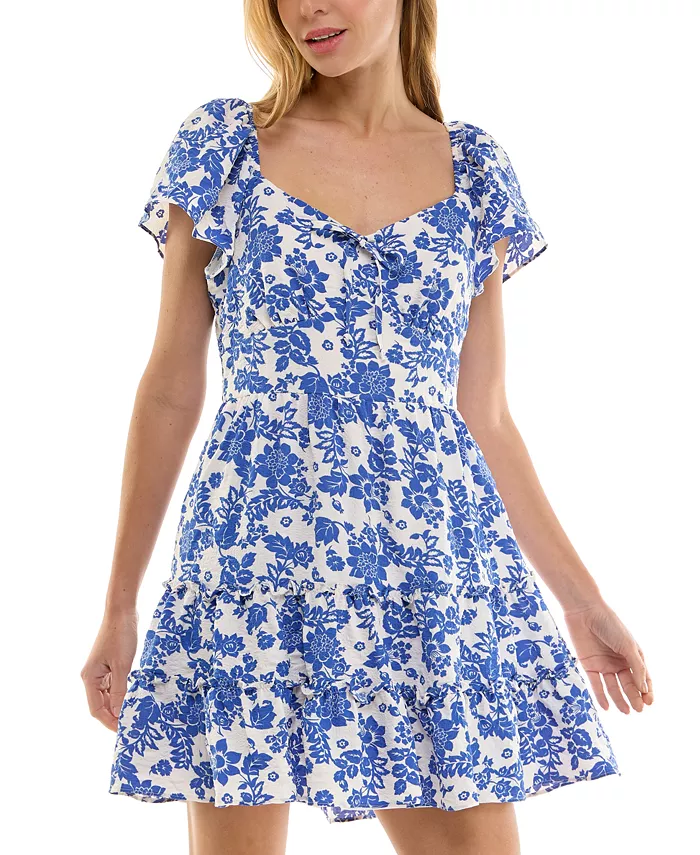 Платье для юниоров с цветочным принтом и присборенной спинкой Crystal Doll, мультиколор
Платье для юниоров с цветочным принтом и присборенной спинкой Crystal Doll, мультиколор