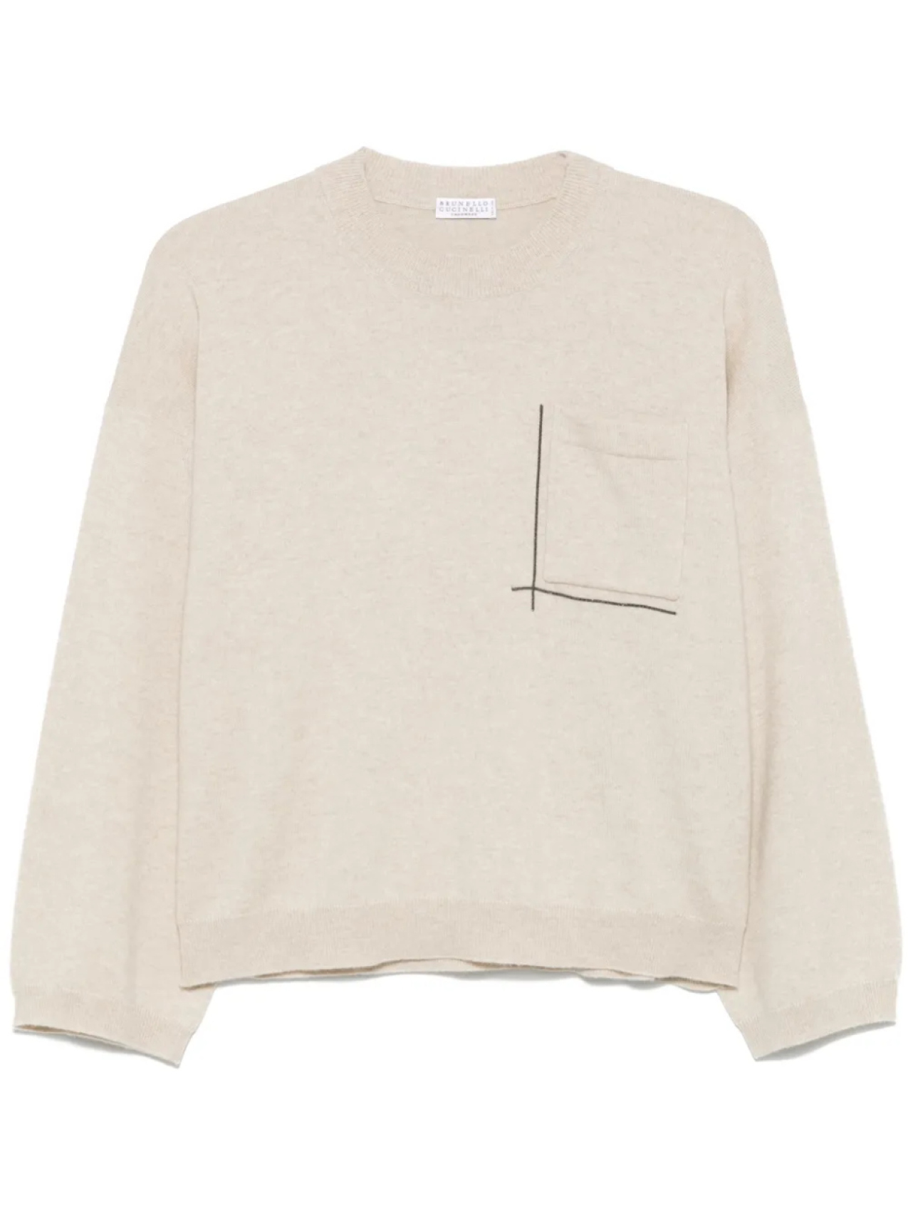 Свитер с цепочкой Монили Brunello Cucinelli, нейтральный
Свитер с цепочкой Монили Brunello Cucinelli, нейтральный