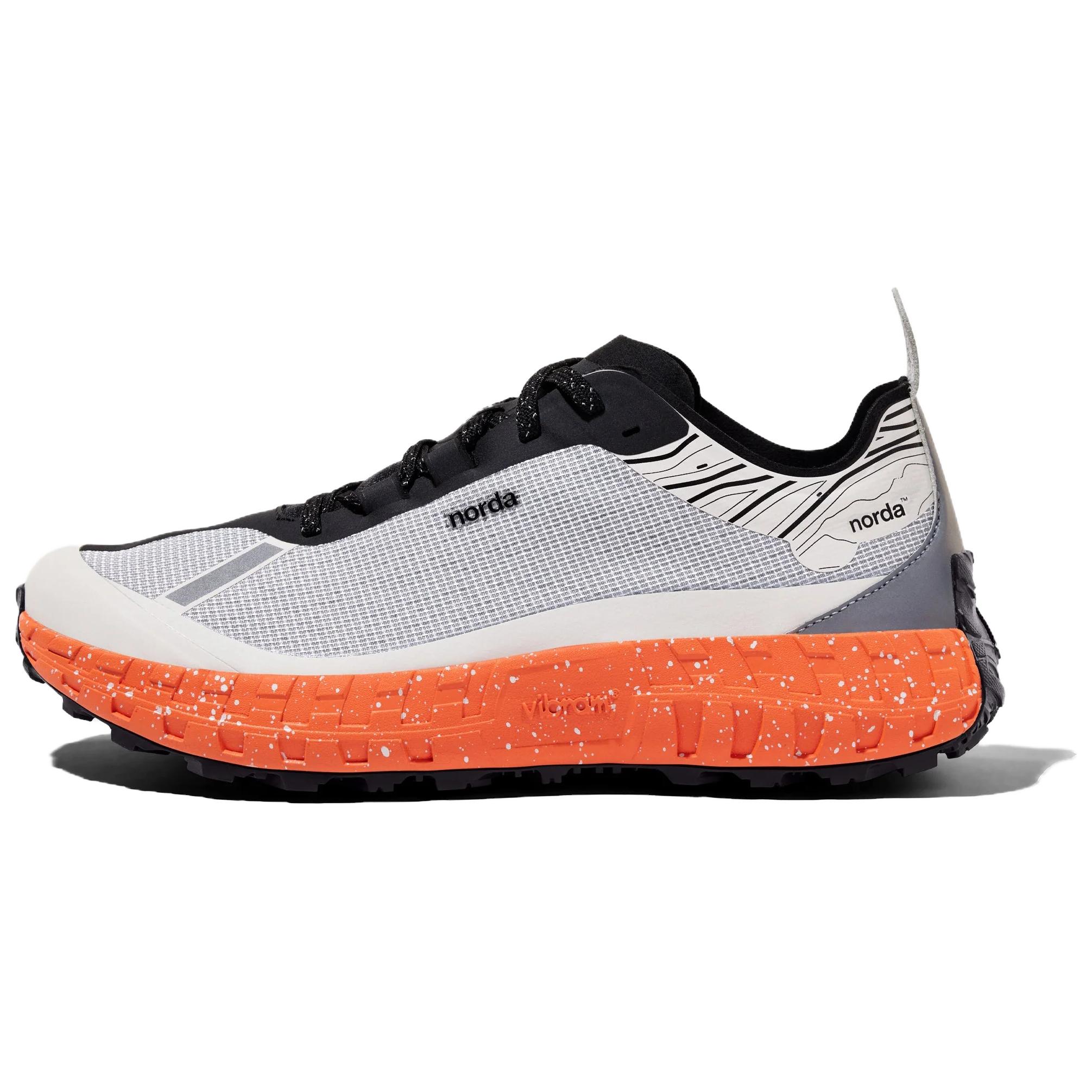 001 Мужские противоскользящие износостойкие кроссовки низкие серые оранжевые NORDA
001 Мужские противоскользящие износостойкие кроссовки низкие серые оранжевые NORDA