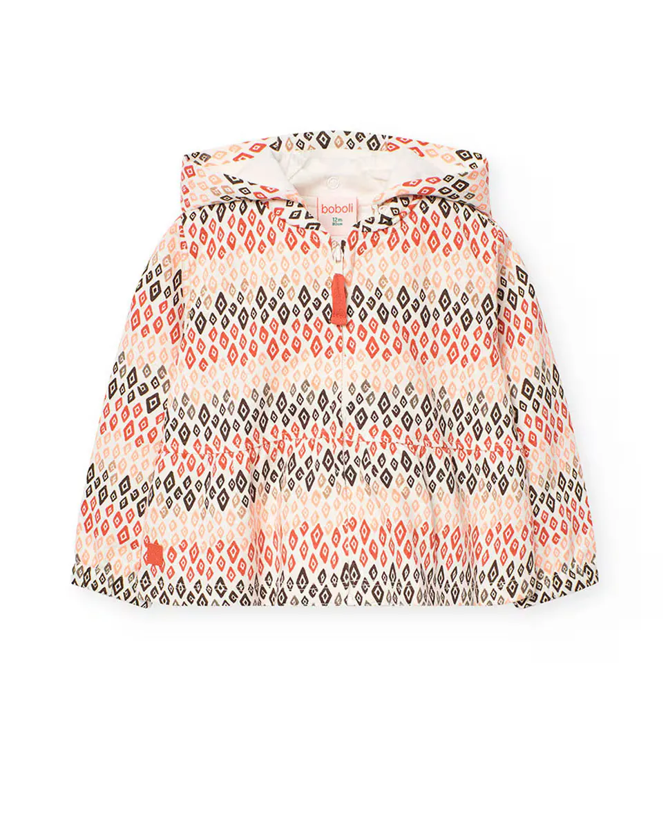 Хлопковая куртка для девочек с этническим принтом Boboli, многоцветный
Хлопковая куртка для девочек с этническим принтом Boboli, многоцветный