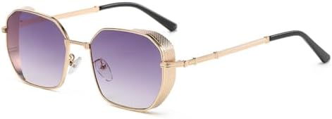 Модные прямоугольные солнцезащитные очки для женщин, металлические солнцезащитные очки, классические минималистичные мужские очки, защита от солнца UV400 MTZJH, Gold Gradient Grey
Модные прямоугольные солнцезащитные очки для женщин, металлические солнцезащитные очки, классические минималистичные мужские очки, защита от солнца UV400 MTZJH, Gold Gradient Grey