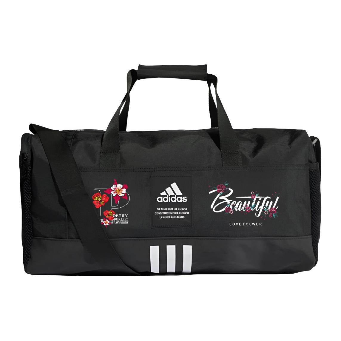 Adidas Полиамидная узорчатая сумка через плечо унисекс черная, Floral
Adidas Полиамидная узорчатая сумка через плечо унисекс черная, Floral