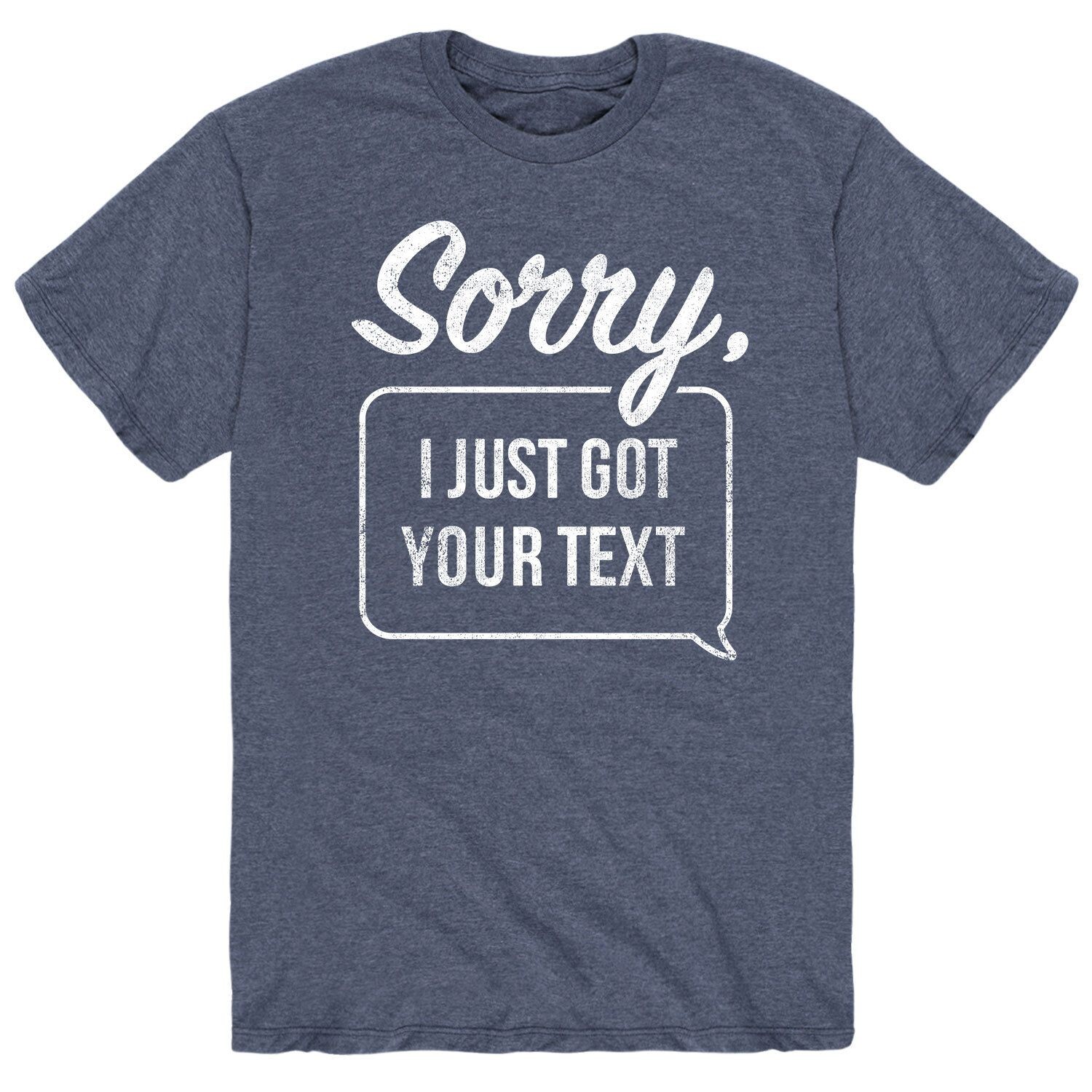 Мужская футболка Just Got Your Text Licensed Character
Мужская футболка Just Got Your Text Licensed Character