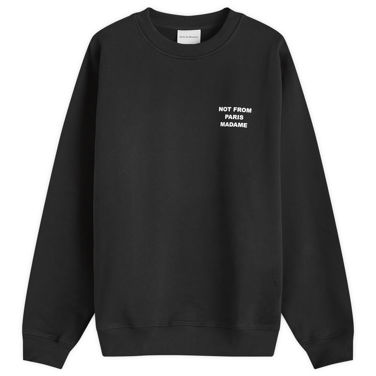 Толстовка Drôle De Monsieur Not From Paris Madame Crew Sweat, черный
Толстовка Drôle De Monsieur Not From Paris Madame Crew Sweat, черный