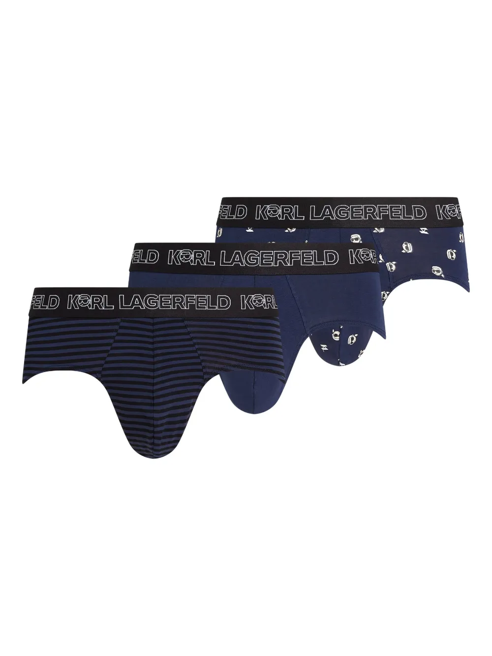 Комплект Ikon из трех трусов-брифов KARL LAGERFELD, синий
Комплект Ikon из трех трусов-брифов KARL LAGERFELD, синий