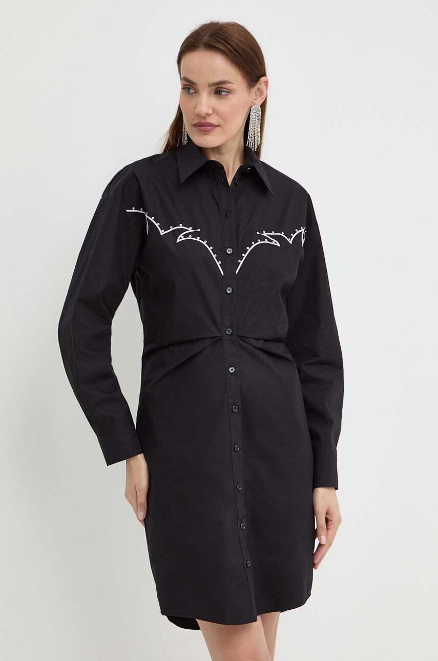 Хлопковое платье Pinko, черный
Хлопковое платье Pinko, черный