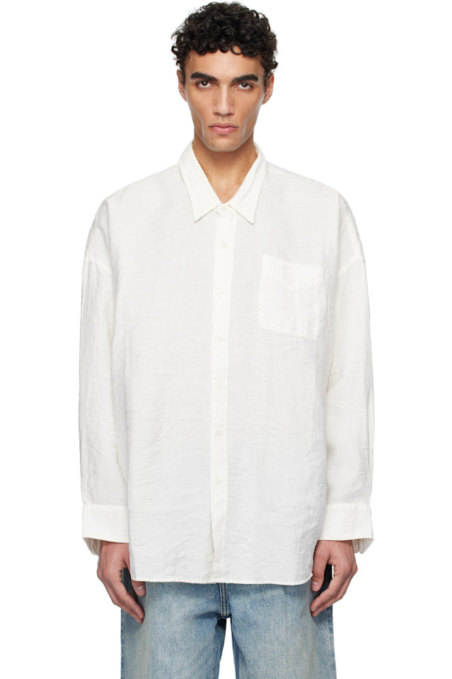 Рубашка с глубоким вырезом R13, белый
Рубашка с глубоким вырезом R13, белый