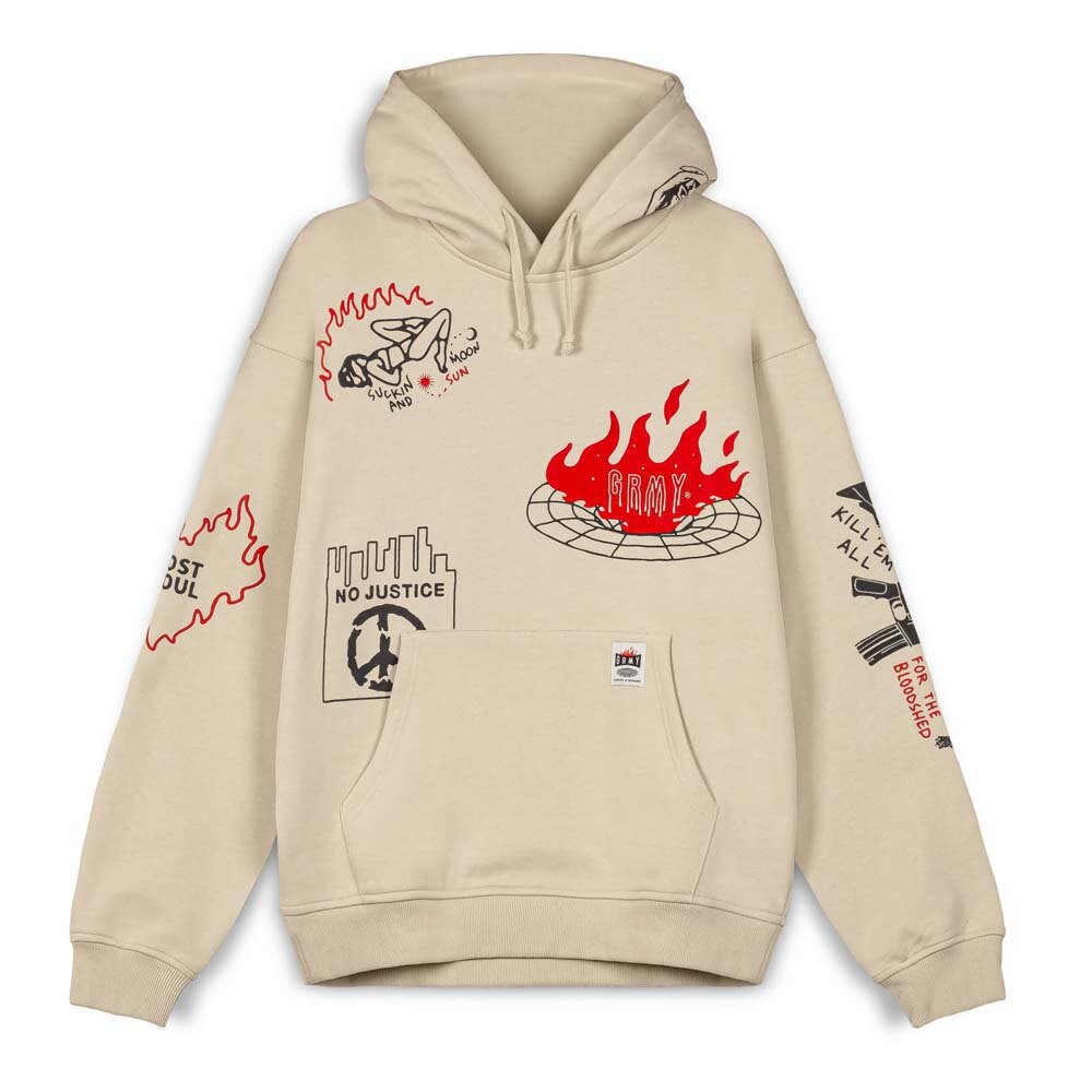 Худи Grimey Back At You Wide Hole Vintage, бежевый
Худи Grimey Back At You Wide Hole Vintage, бежевый
