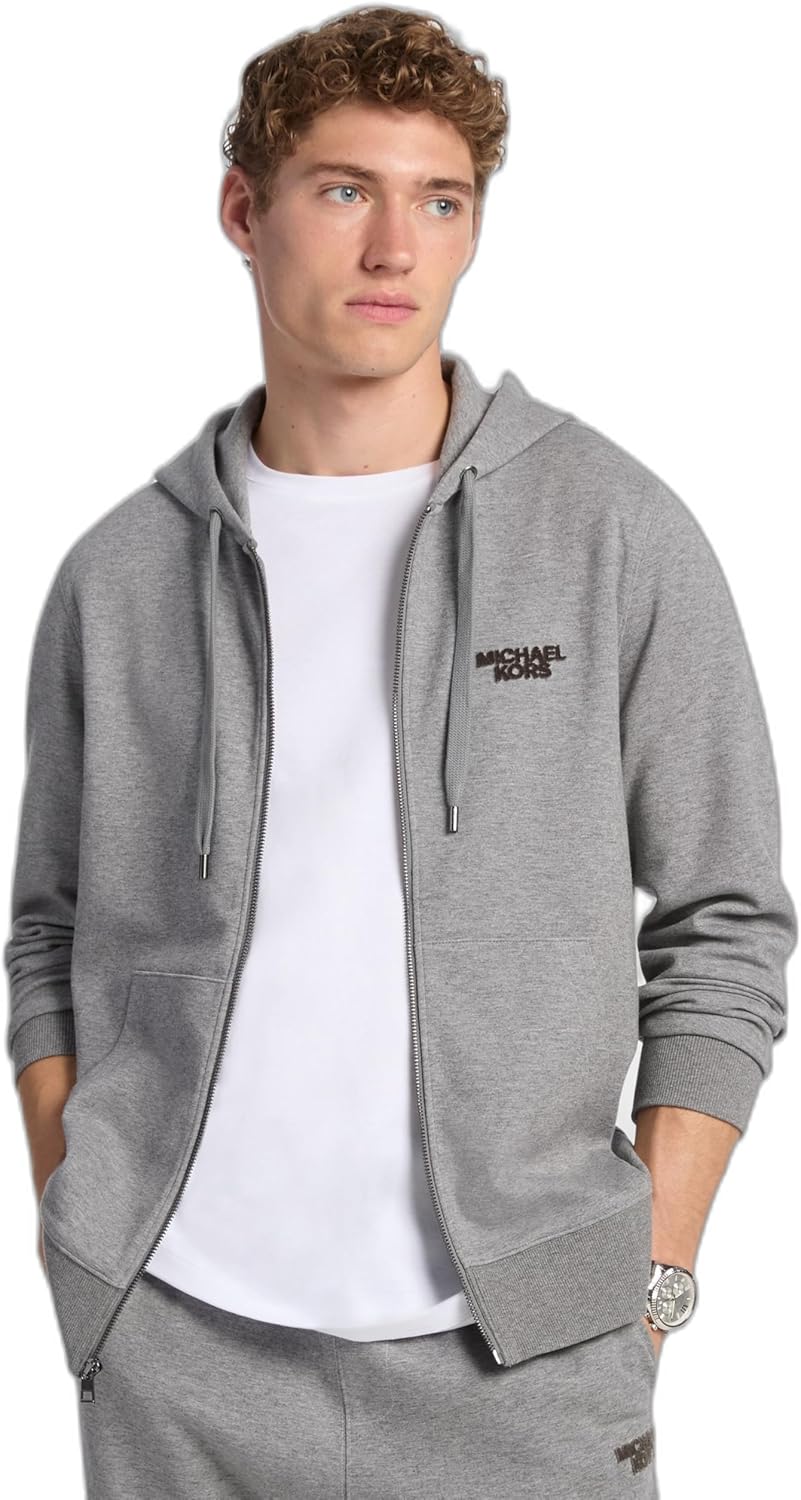 Michael Kors мужская худи с логотипом на молнии, Ash Melange
Michael Kors мужская худи с логотипом на молнии, Ash Melange
