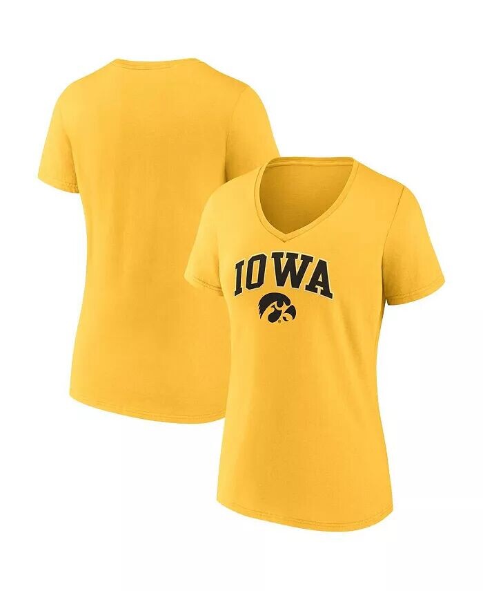Женская золотая футболка Iowa Hawkeyes Evergreen Campus с V-образным вырезом Fanatics
Женская золотая футболка Iowa Hawkeyes Evergreen Campus с V-образным вырезом Fanatics