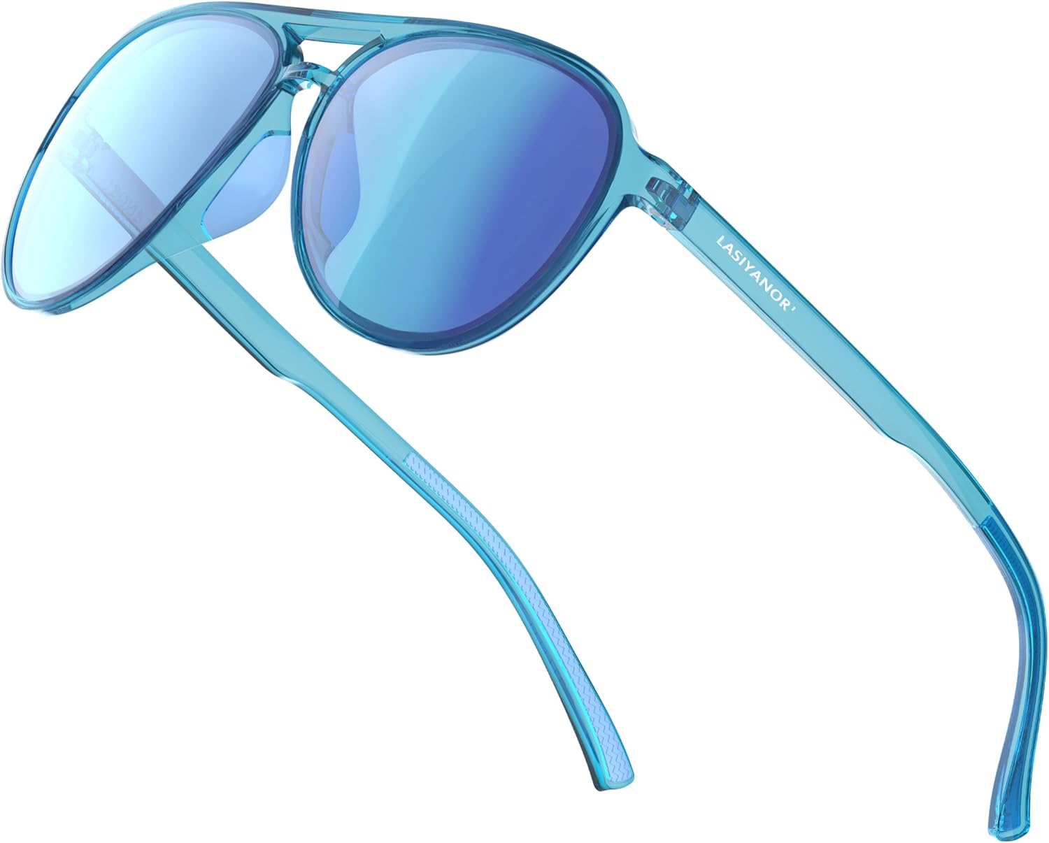 Легкие поляризованные солнцезащитные очки TAC в классическом винтажном ретро-стиле 70-х годов, оправа TR-90, для женщин и мужчин, защита от УФ-излучения UV 400 Lasiyanor, Transparent Blue
Легкие поляризованные солнцезащитные очки TAC в классическом винтажном ретро-стиле 70-х годов, оправа TR-90, для женщин и мужчин, защита от УФ-излучения UV 400 Lasiyanor, Transparent Blue