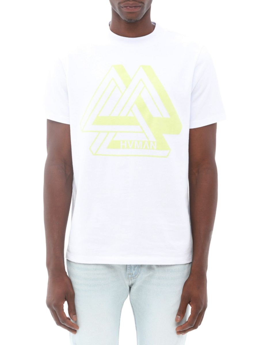 Футболка с треугольным логотипом HVMAN, белый
Футболка с треугольным логотипом HVMAN, белый