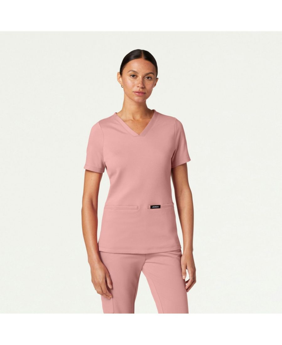 Женская медицинская рубашка Cesi с двумя карманами, облегающего кроя, V-образным вырезом, трикотажная Jaanuu, Mauve
Женская медицинская рубашка Cesi с двумя карманами, облегающего кроя, V-образным вырезом, трикотажная Jaanuu, Mauve