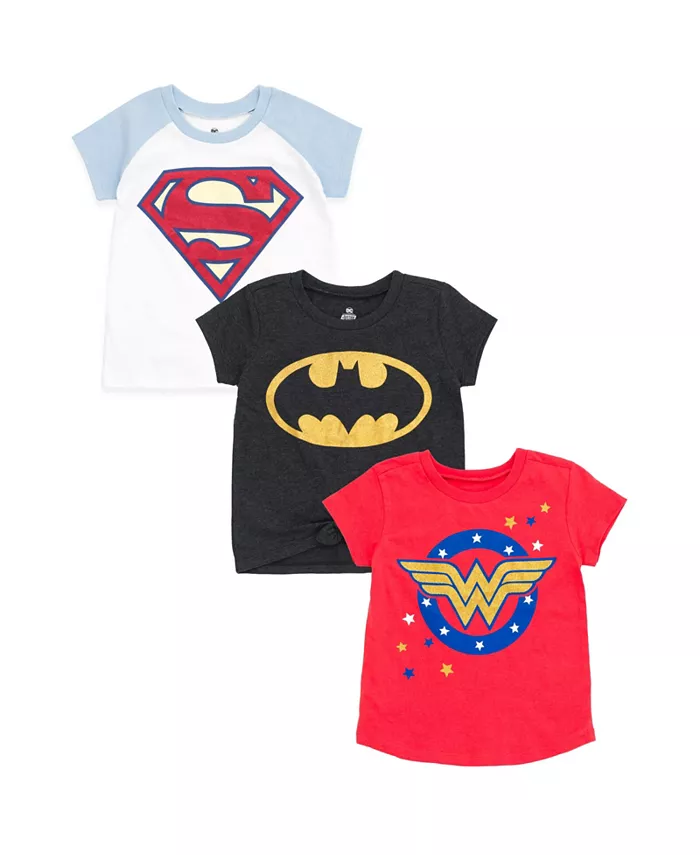 Девочки 3 футболки в наборе Justice League, мультиколор
Девочки 3 футболки в наборе Justice League, мультиколор