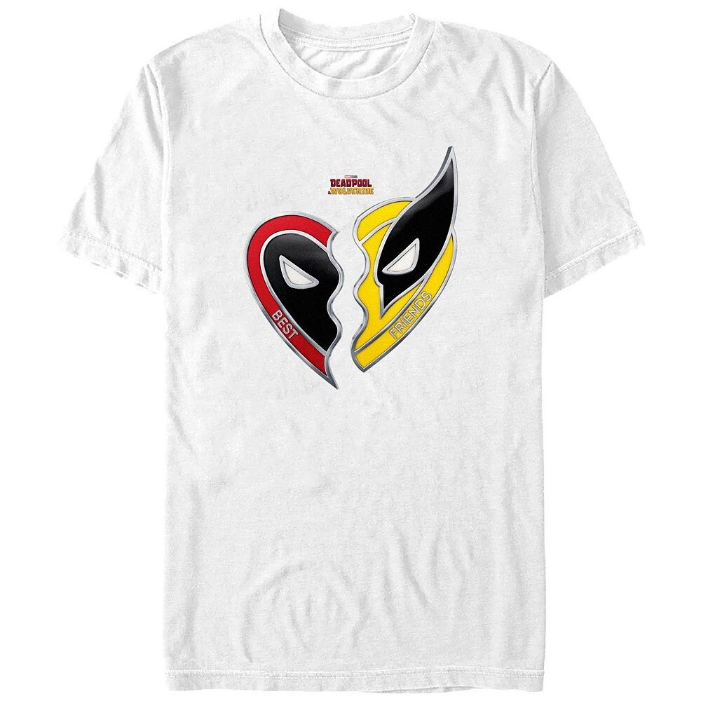 Футболка с рисунком Big & Tall Marvel Deadpool & Wolverine Best Friends, белый
Футболка с рисунком Big & Tall Marvel Deadpool & Wolverine Best Friends, белый