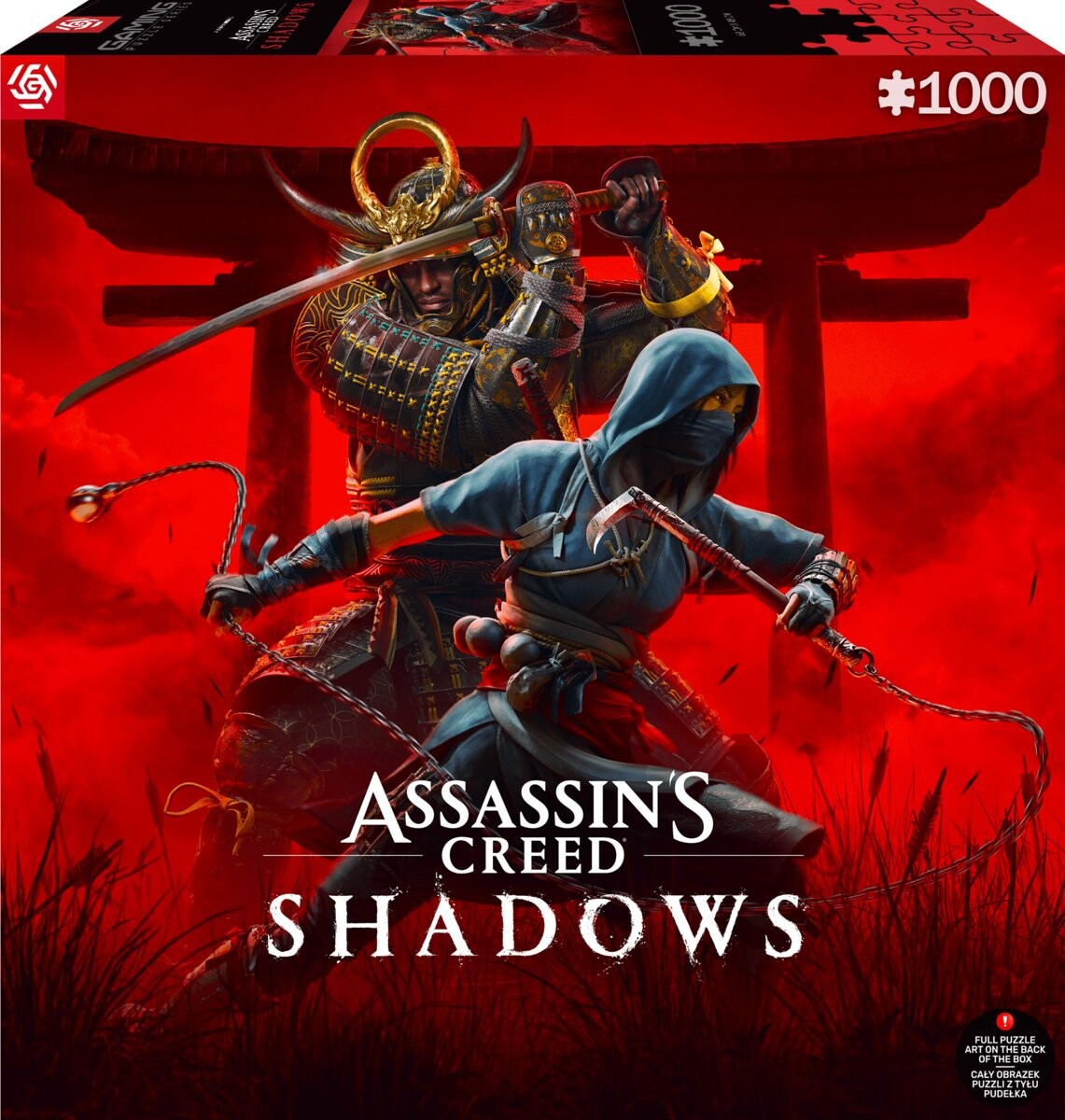 Пазл, Good Loot, Игровой пазл, Assassin's Creed Shadows Naoe & Yasuke, 1000 шт.
Пазл, Good Loot, Игровой пазл, Assassin's Creed Shadows Naoe & Yasuke, 1000 шт.