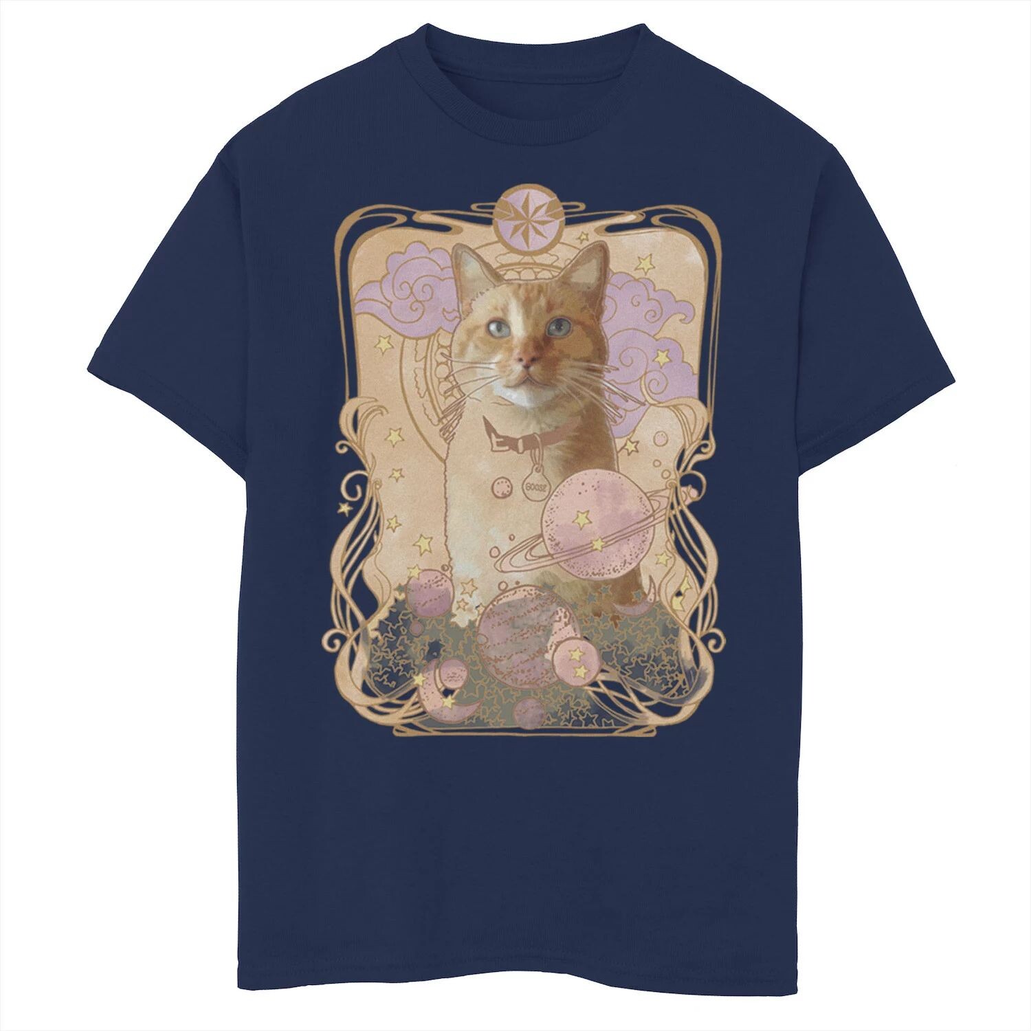 Футболка с рисунком гуся в винтажной рамке Marvel Captain Marvel Cosmic для мальчиков 8–20 лет Marvel, синий
Футболка с рисунком гуся в винтажной рамке Marvel Captain Marvel Cosmic для мальчиков 8–20 лет Marvel, синий