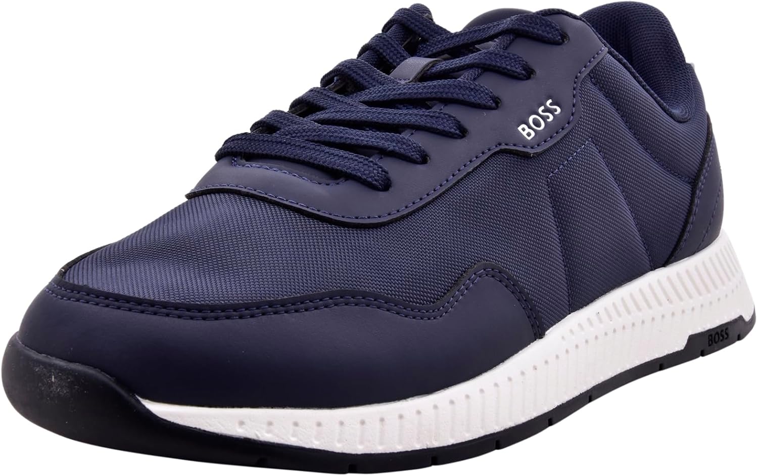 Мужские кроссовки BOSS Essential с низким профилем, Night Tide
Мужские кроссовки BOSS Essential с низким профилем, Night Tide