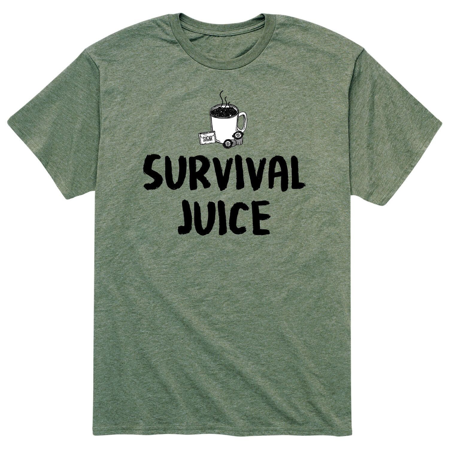 Мужская футболка с соком для выживания Licensed Character
Мужская футболка с соком для выживания Licensed Character