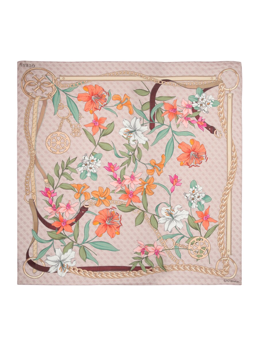 Шарф GUESS KEFIAH 130X130, Cream 
Шарф GUESS KEFIAH 130X130, Cream