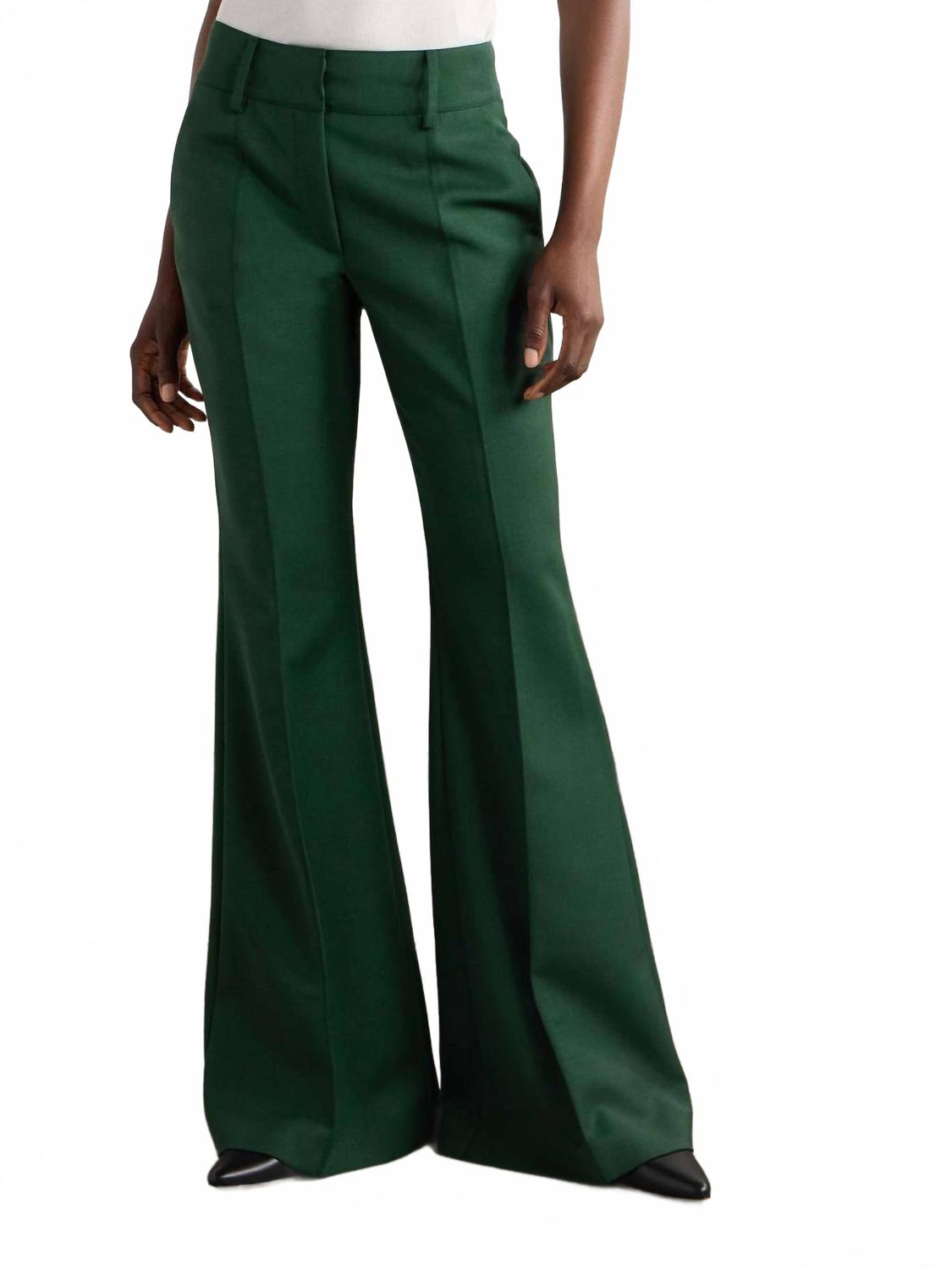 Брюки Rhein изумрудно-зеленого цвета Gabriela Hearst
Брюки Rhein изумрудно-зеленого цвета Gabriela Hearst