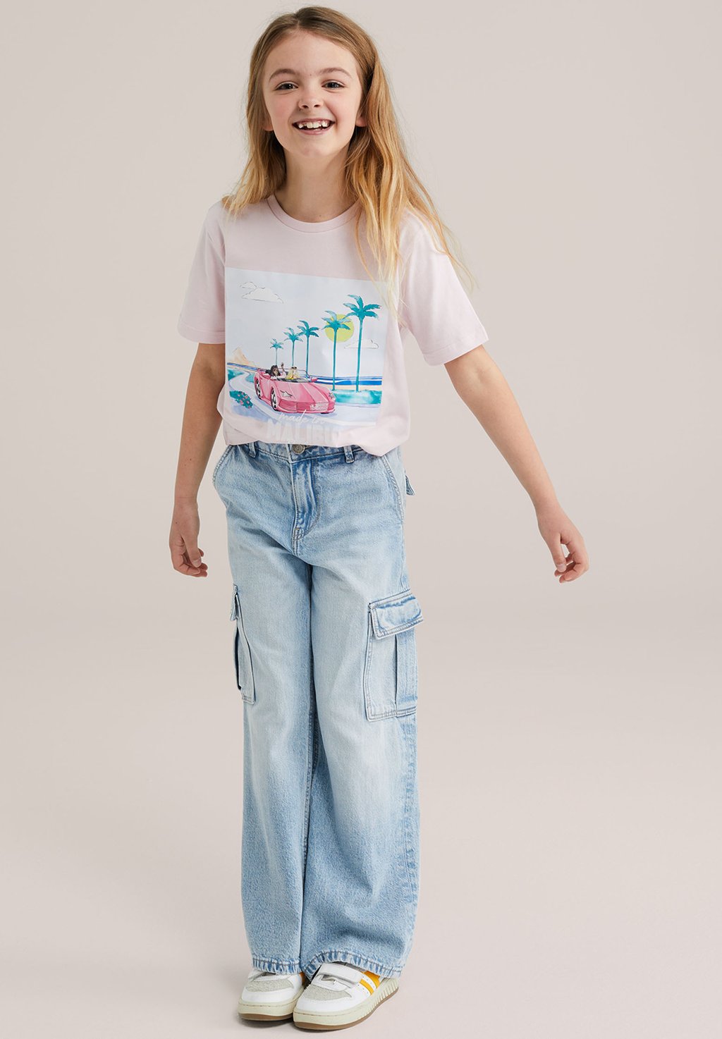 Футболка с принтом WE Fashion, светло-розовый
Футболка с принтом WE Fashion, светло-розовый