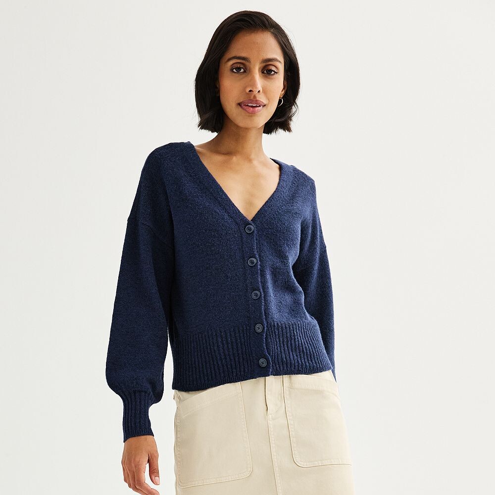 Женский кардиган на пуговицах Sonoma Goods For Life, цвет Velocity Blue
Женский кардиган на пуговицах Sonoma Goods For Life, цвет Velocity Blue