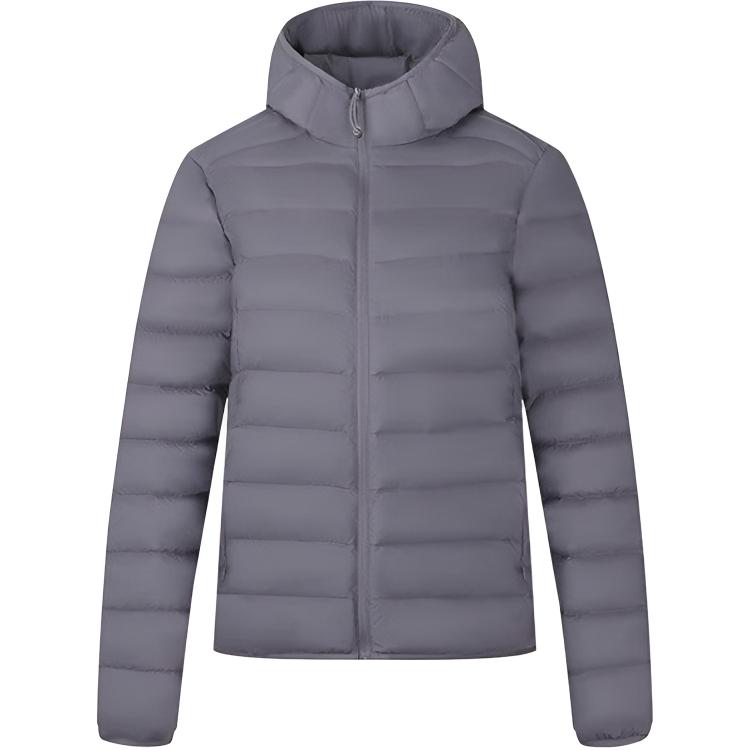 361° Пуховик Women's Gray Purple Stand Collar Lightweight
361° Пуховик Women's Gray Purple Stand Collar Lightweight