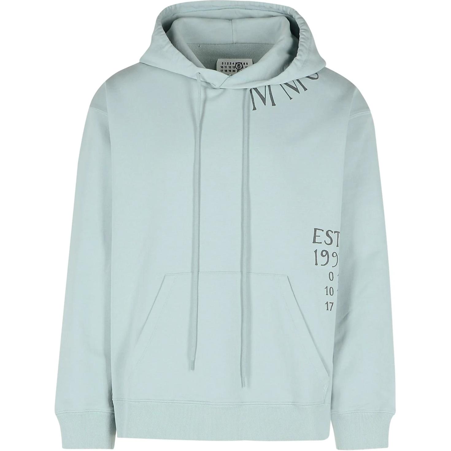 Худи с принтом цифр и шнурком MM6 Maison Margiela, светло-зеленый
Худи с принтом цифр и шнурком MM6 Maison Margiela, светло-зеленый