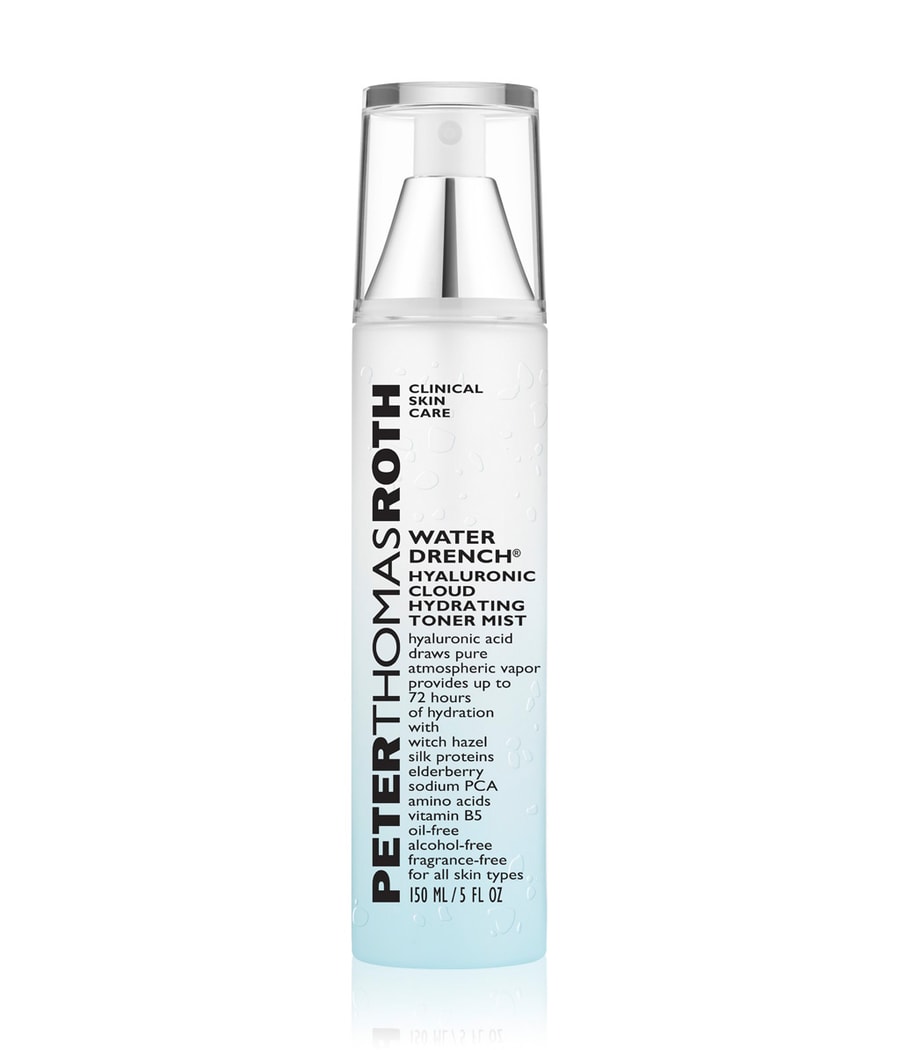 Спрей для лица Peter Thomas Roth Water Drench Hyaluronic Cloud Hydrating Toner Mist, 150 ml
Спрей для лица Peter Thomas Roth Water Drench Hyaluronic Cloud Hydrating Toner Mist, 150 ml