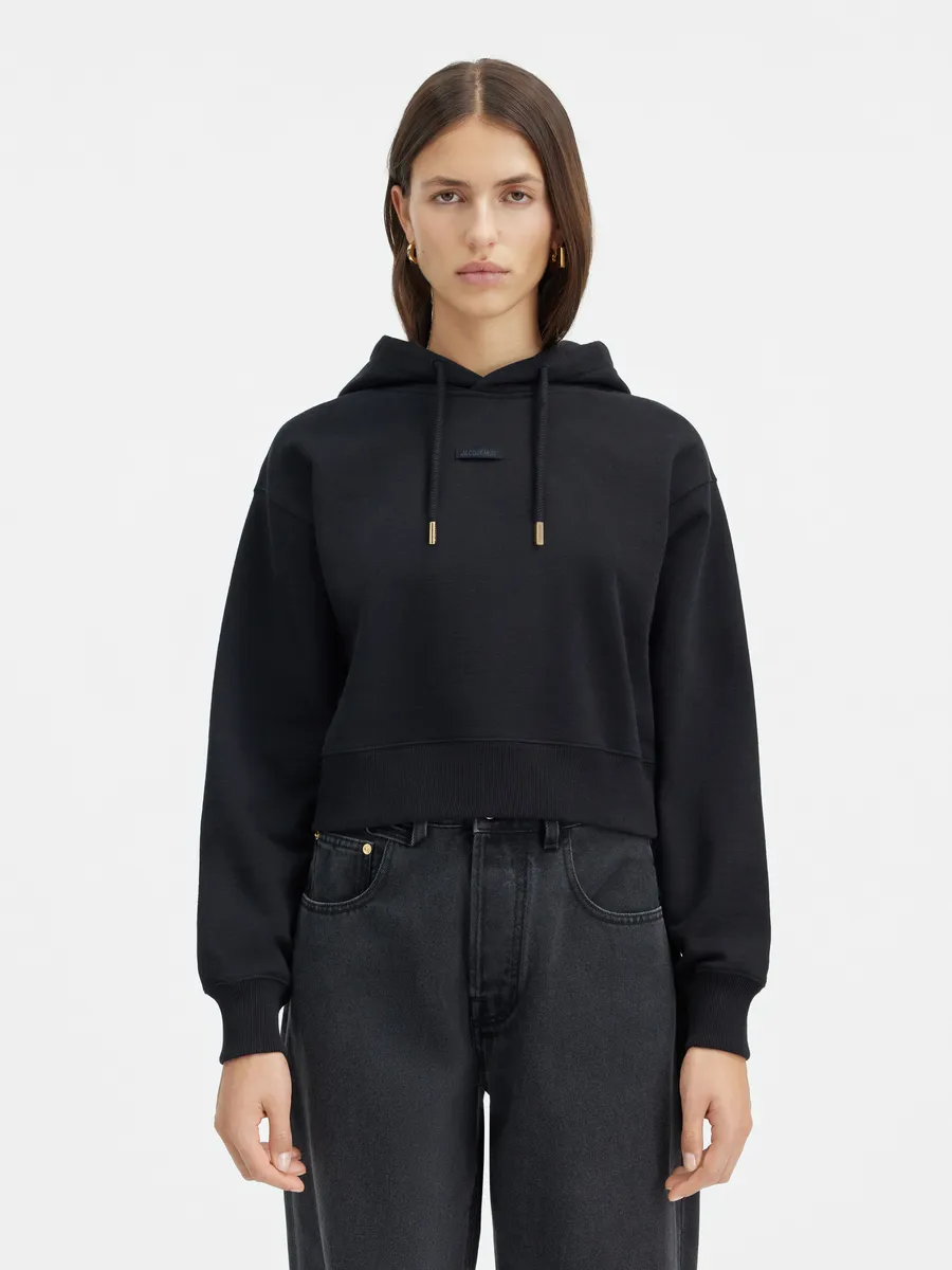 Толстовка с логотипом Grgrain Le Gr Grain Jacquemus, черный
Толстовка с логотипом Grgrain Le Gr Grain Jacquemus, черный