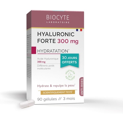 Hyaluronic Forte Пищевая добавка против старения и увлажнения Biocyte
Hyaluronic Forte Пищевая добавка против старения и увлажнения Biocyte