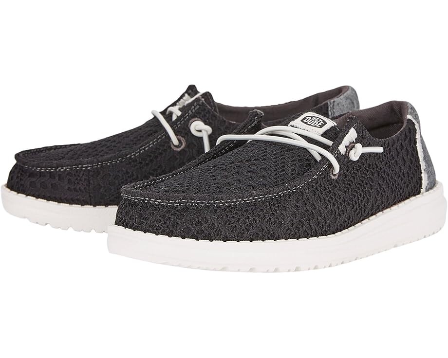 Кроссовки Hey Dude Kids Wendy Boho Crochet, черный
Кроссовки Hey Dude Kids Wendy Boho Crochet, черный