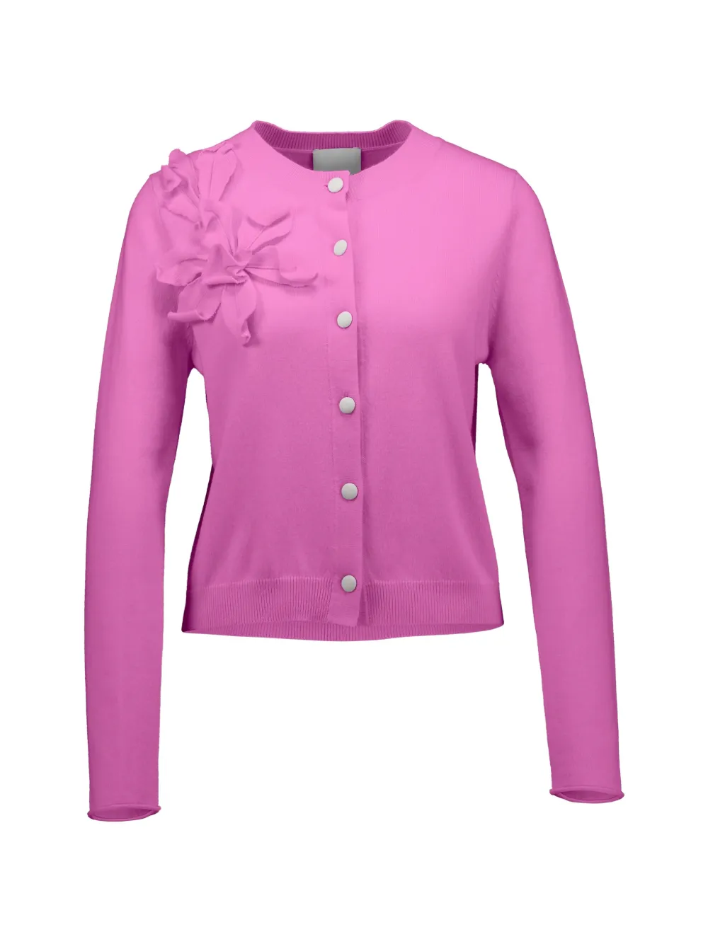 Кардиган с цветочными аппликациями и пуговицами ALLUDE, розовый
Кардиган с цветочными аппликациями и пуговицами ALLUDE, розовый