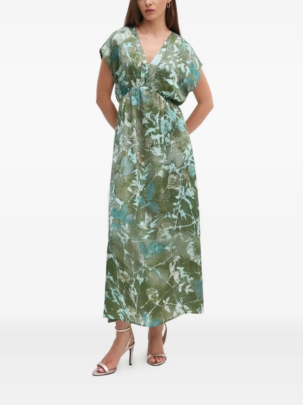 Платье миди с цветочным принтом Sandro Ferrone, зеленый
Платье миди с цветочным принтом Sandro Ferrone, зеленый