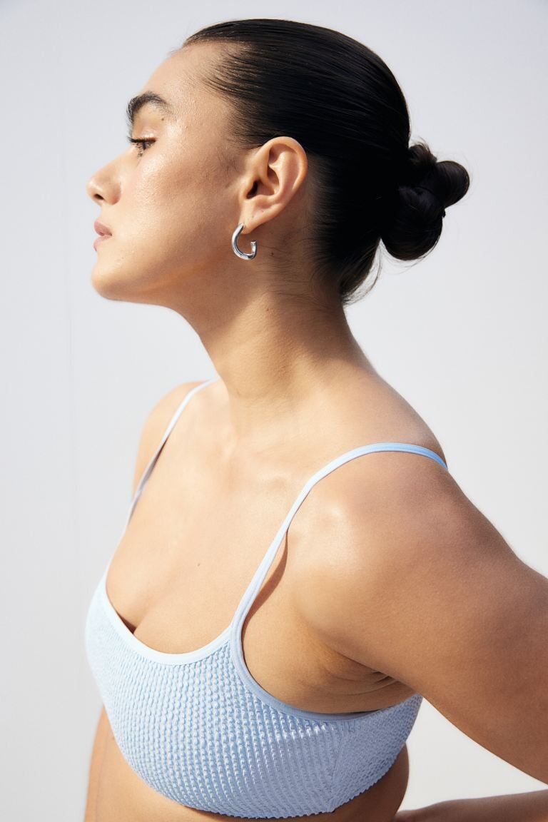 Мягкий верх бикини H&M, синий
Мягкий верх бикини H&M, синий