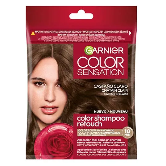 Шампунь для окрашивания без аммиака Color Shampoo Retouch Color Sensation, цвет castaño claro
Шампунь для окрашивания без аммиака Color Shampoo Retouch Color Sensation, цвет castaño claro