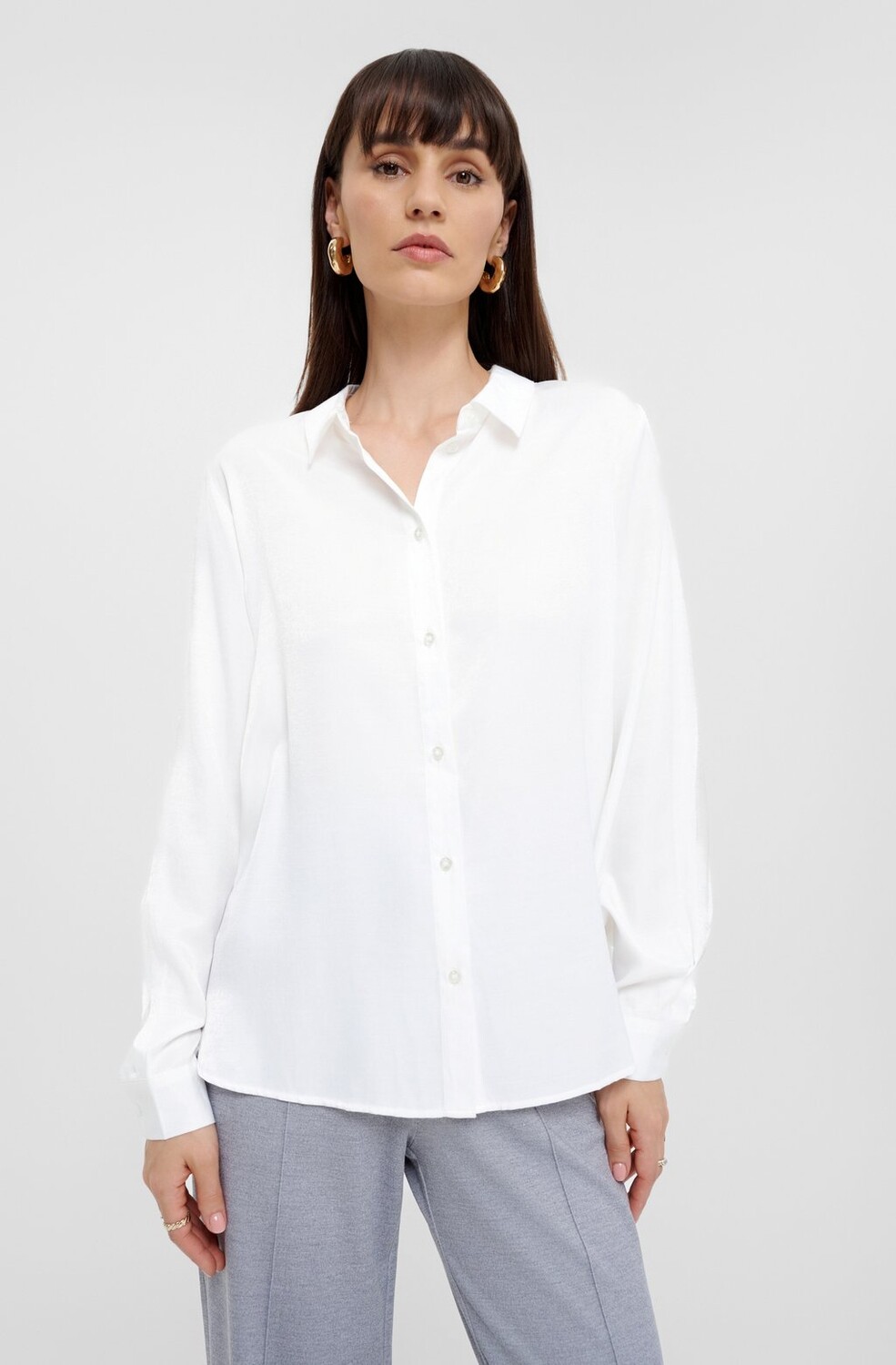 Блузка на пуговицах Greenpoint, кремовый
Блузка на пуговицах Greenpoint, кремовый