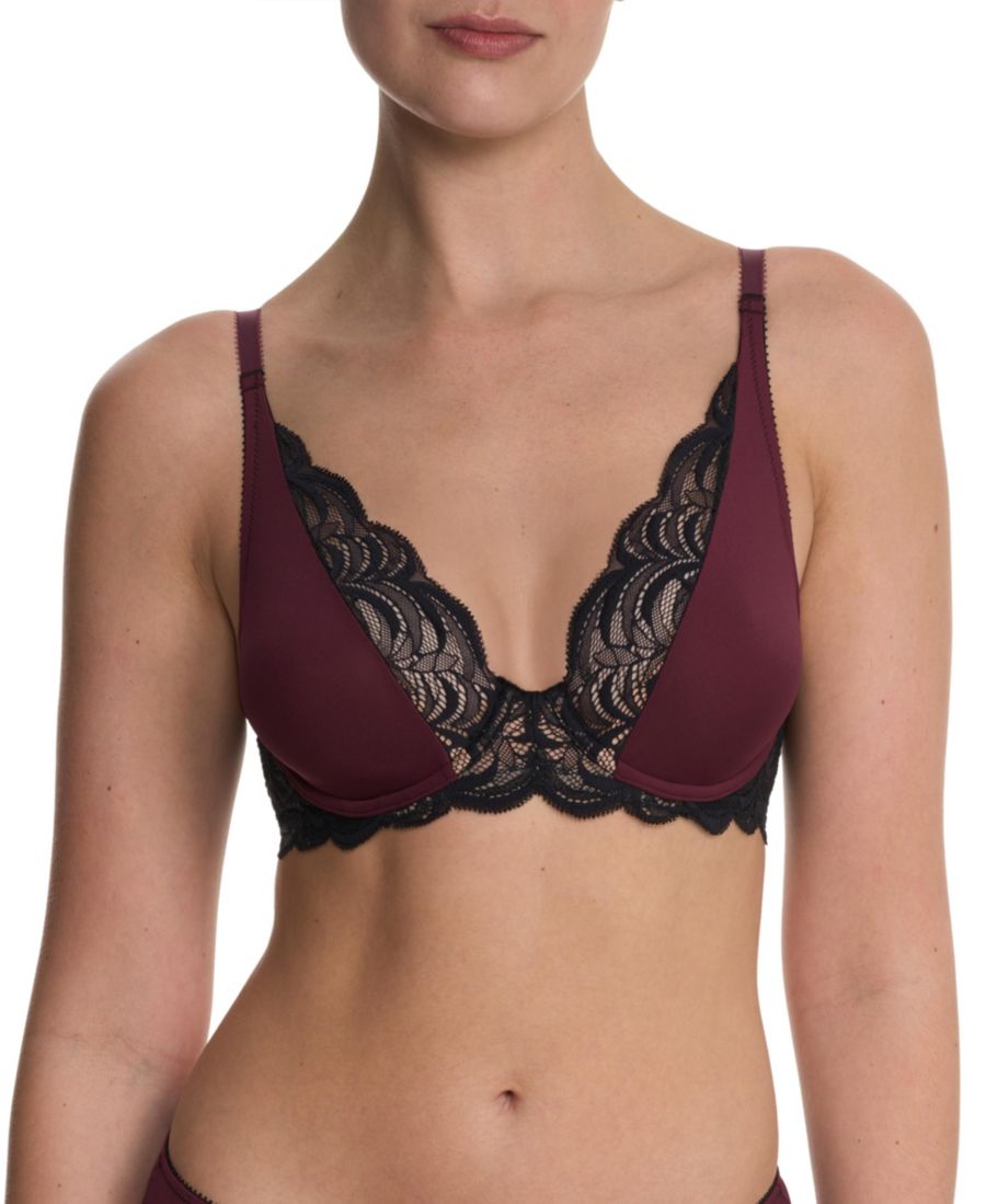 Женский кружевной бюстгальтер-футболка Persuasion с глубоким вырезом Natori, Royal fig/black, Черный, Женский кружевной бюстгальтер-футболка Persuasion с глубоким вырезом Natori, Royal fig/black
Женский кружевной бюстгальтер-футболка Persuasion с глубоким вырезом Natori, Royal fig/black, Черный, Женский кружевной бюстгальтер-футболка Persuasion с глубоким вырезом Natori, Royal fig/black