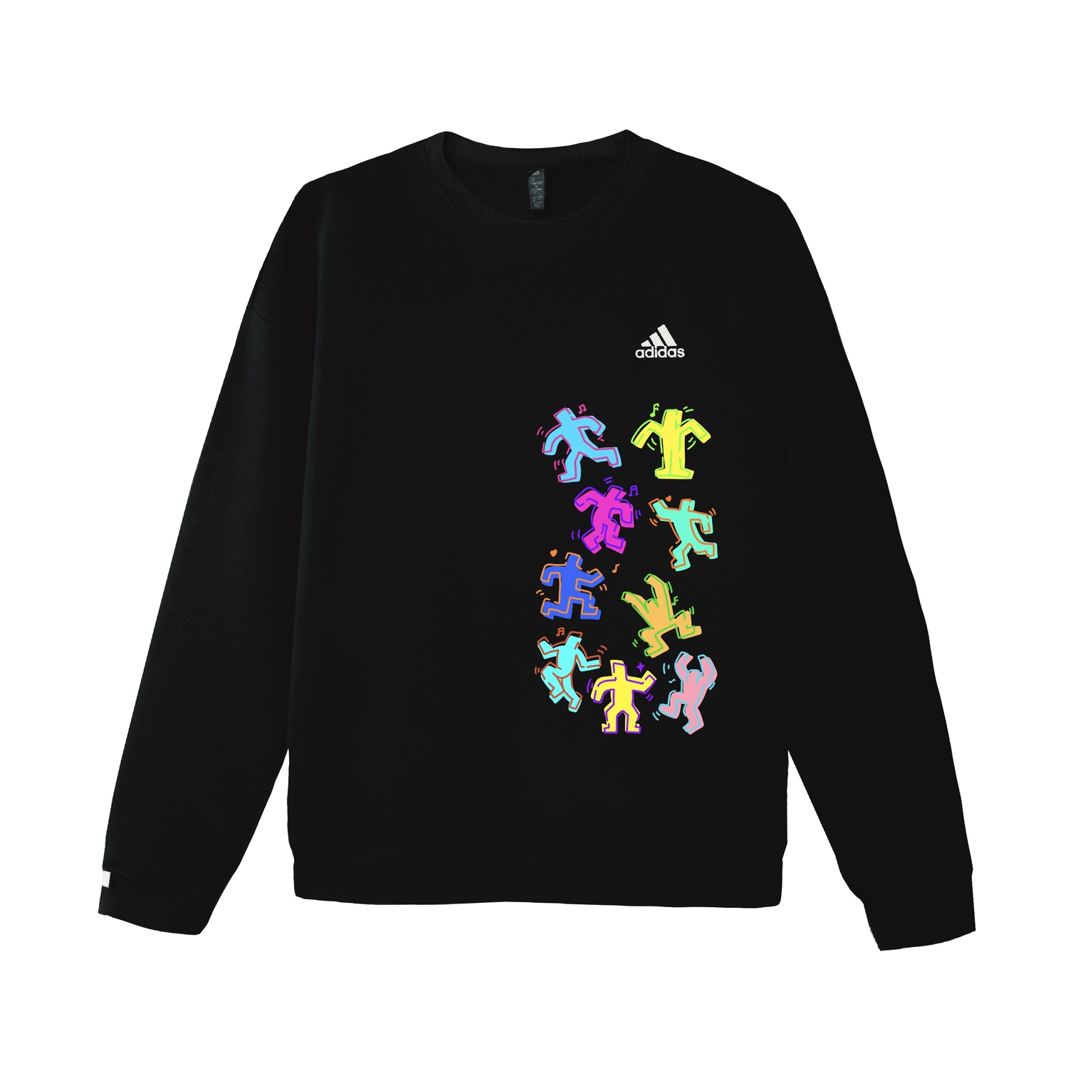 Adidas Свитшот Unisex Black с круглым вырезом, утолщенный, классический
Adidas Свитшот Unisex Black с круглым вырезом, утолщенный, классический