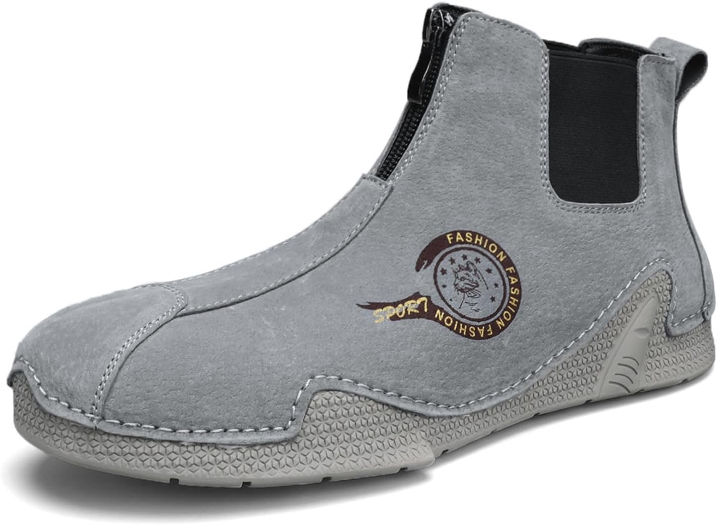 Мужские кожаные ботинки челси без шнурков, с круглым носком, средней высоты, повседневные, ботильоны-чукка, удобные, нескользящие, легкие, подходят для работы, прогулок, повседневной носки, поездок на работу и отдыха на природе Yrzhgdl, серый
Мужские кожаные ботинки челси без шнурков, с круглым носком, средней высоты, повседневные, ботильоны-чукка, удобные, нескользящие, легкие, подходят для работы, прогулок, повседневной носки, поездок на работу и отдыха на природе Yrzhgdl, серый