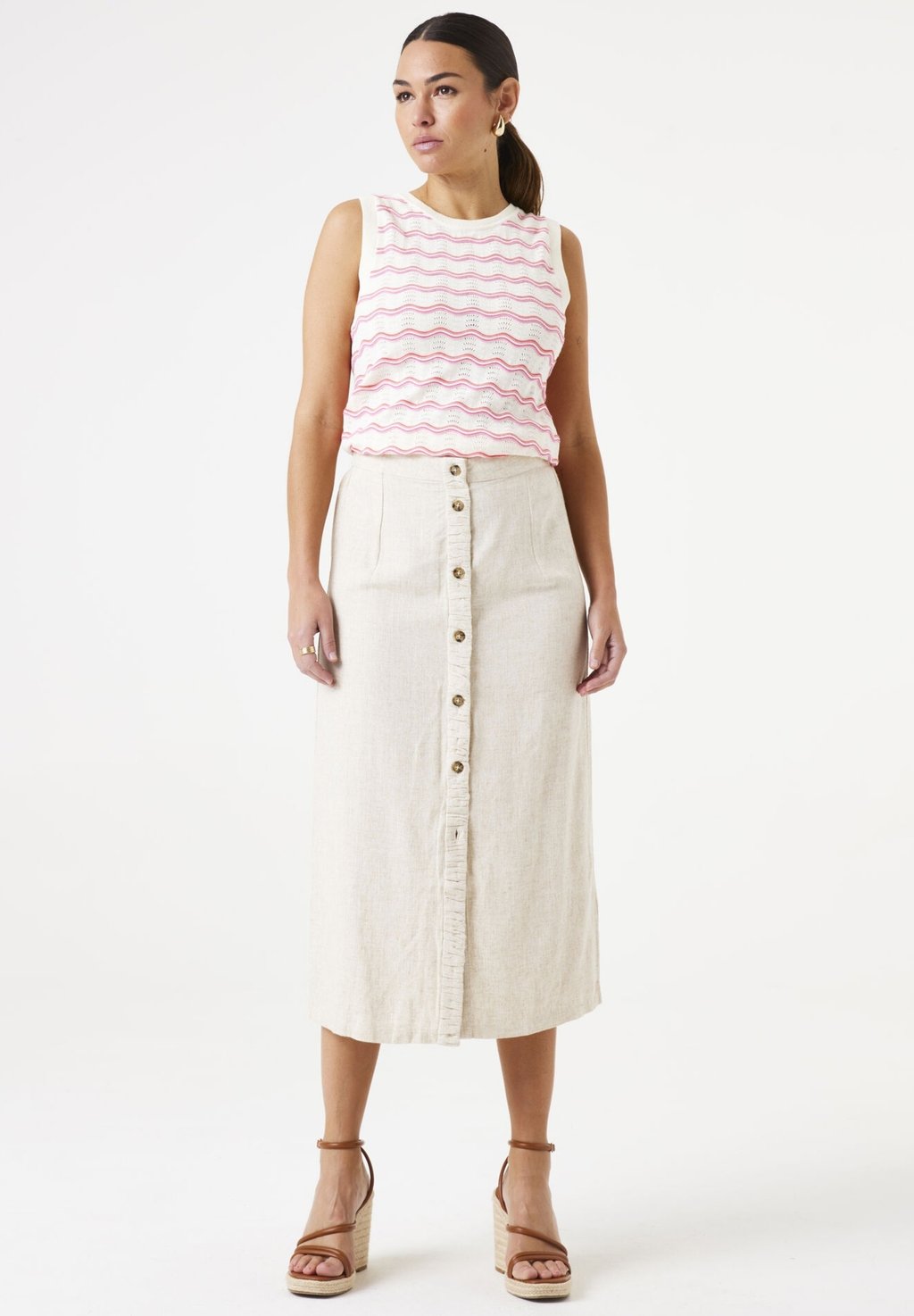 Юбка А-силуэта Garcia, бежевый
Юбка А-силуэта Garcia, бежевый