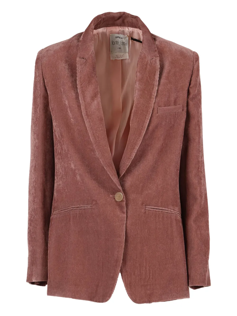 Пиджак с эффектом вельвета Forte Forte, розовый
Пиджак с эффектом вельвета Forte Forte, розовый