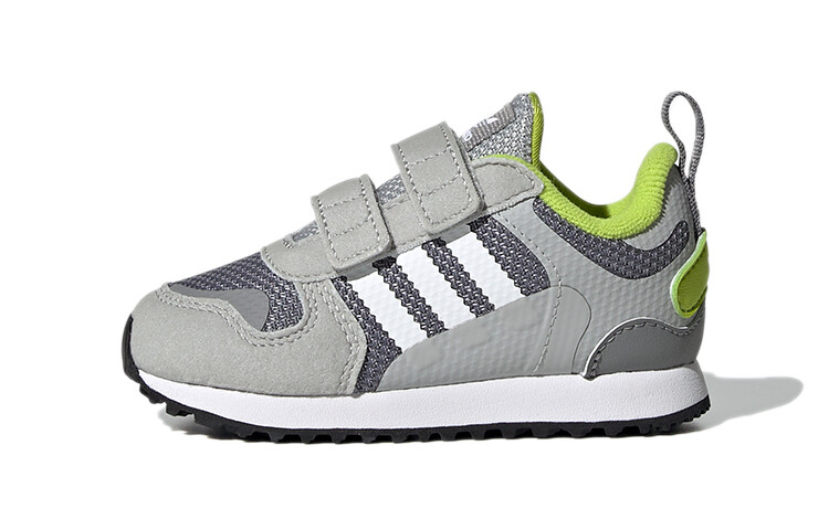 Кроссовки для детей Adidas Originals ZX 700 TD, серый/зеленый 
Кроссовки для детей Adidas Originals ZX 700 TD, серый/зеленый