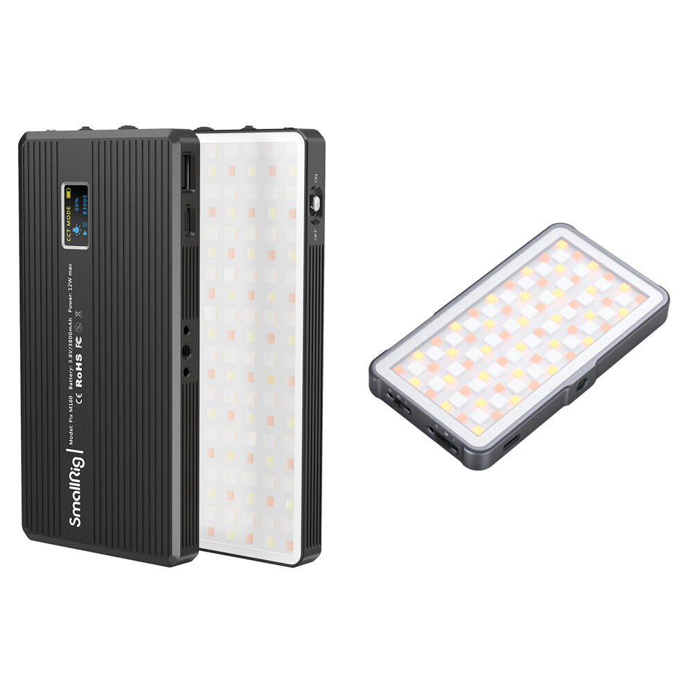 Комплект светодиодной RGB-подсветки SmallRig Pix M160 RGBWW и Vibe P96L
Комплект светодиодной RGB-подсветки SmallRig Pix M160 RGBWW и Vibe P96L
