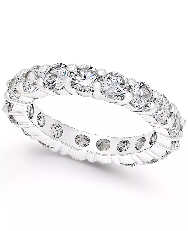 Кольцо с кристаллами по всему периметру, выполненное в изящном серебряном покрытии, создано для Macy's. Charter Club, silver
Кольцо с кристаллами по всему периметру, выполненное в изящном серебряном покрытии, создано для Macy's. Charter Club, silver